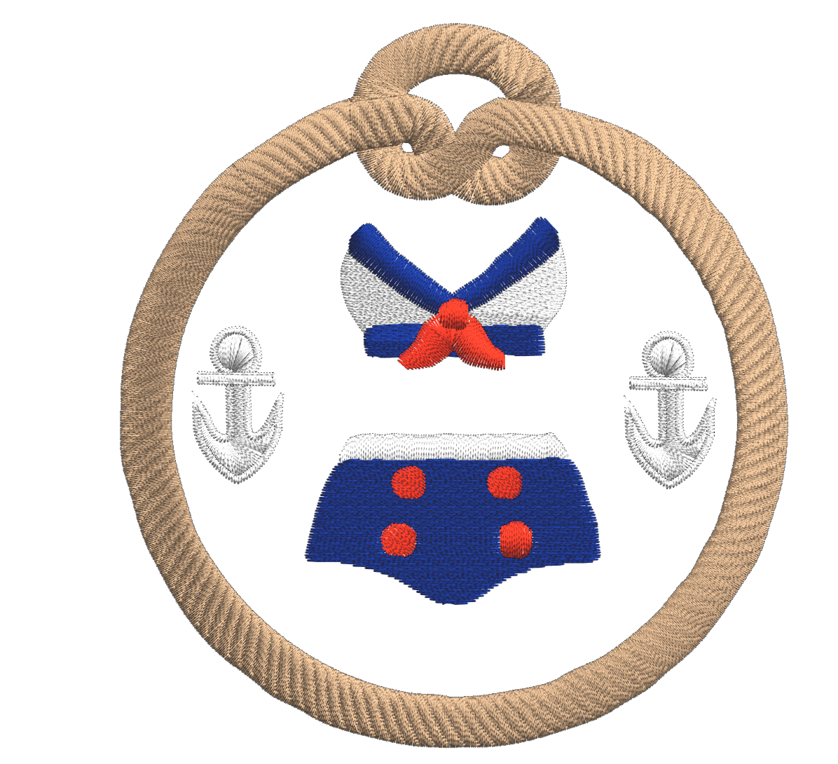 Médaillon maillot femme